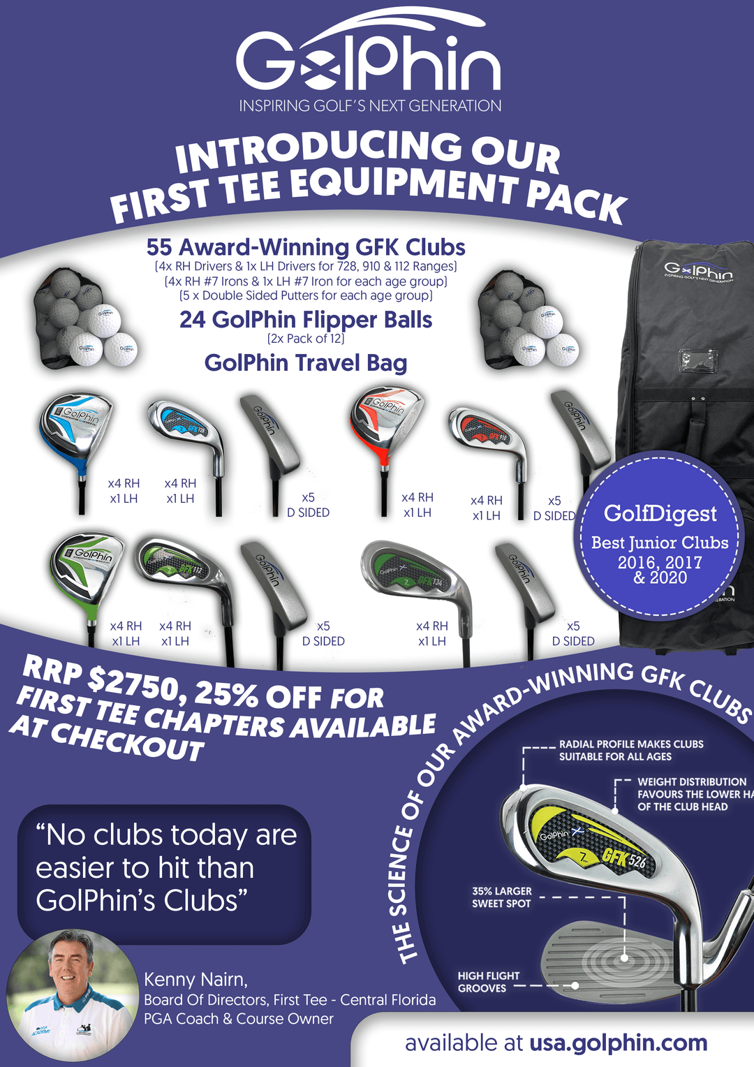 FIRST TEE EQUIPMENT PACK